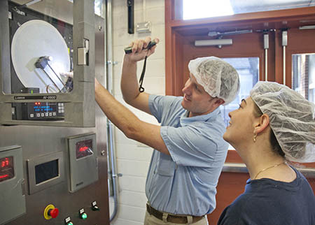 Using technology in the cheese-making process